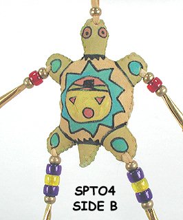Native American Indian Buckskin Spirit Turtle