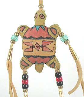 Native American Indian Buckskin Spirit Turtle