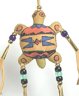 Native American Indian Buckskin Spirit turtle