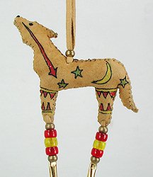 Native American Indian Buckskin Spirit Wolf