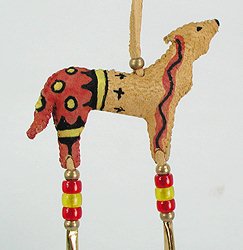 Native American Indian Buckskin Spirit Wolf