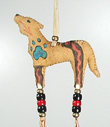 Native American Indian Buckskin Spirit Wolf