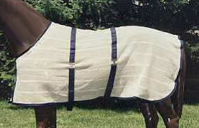 horse blanket Curvon Irish Knit lined  anti-sweat shieet