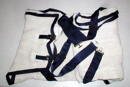 horse blanket Curvon Irish Knit lined  anti-sweat shieet