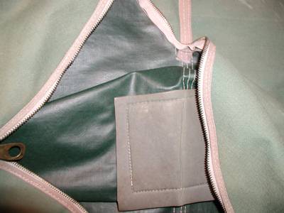 Canvas English saddle carrier