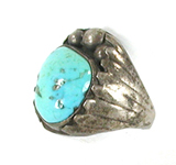 sterling silver Turquoise Ring size 9 1/2