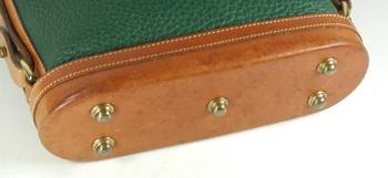 Authentic Dooney and Bourke All-Weather Spectator Shoulder Bag