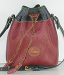 Authentic Dooney and Bourke All Weather Leather Mini Teton Drawstring Bag