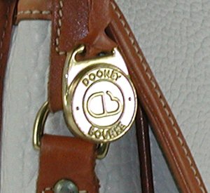 Authentic Dooney and Bourke All Weather Leather Original R54 Equestrian Handbag