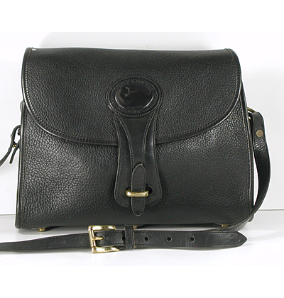Authentic Dooney & Bourke Large Essex Shoulder Bag black P65