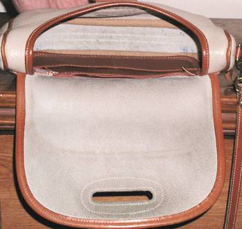 Authentic Dooney and Bourke All Weather Leather Porthole Clutch Shoulder Bag
