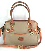 Authentic Dooney and Bourke All Weather Leather buckle satchel