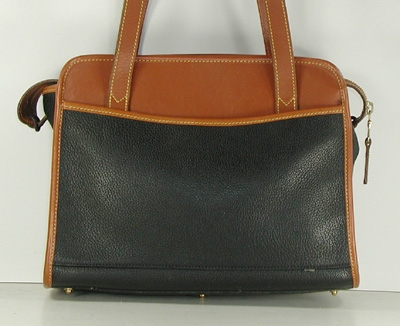 Authentic Dooney and Bourke All Weather Leather East West Tote R156 black