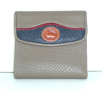 Portefeuille Dooney & Bourke - Wristlet En Cuir Marron - NEUF Avec Étiquettes