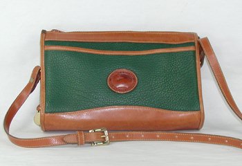 Authentic Dooney & Bourke Classic Zipper Clutch Handbag All Weather Leather