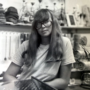 Wanita, mother of Henry Wolff, Navajo Beader