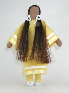 Authentic Native American Lakota No-Face Doll