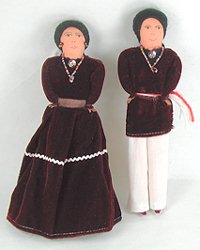 Authentic Native American Navajo hand made dolls