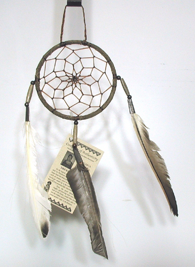 Authentic Native American Navajo Dreamcatcher by Sapharia George