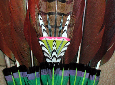 Authentic Native American Ceremonial Peyote Fan by Navajo artisan Lester Black Horse