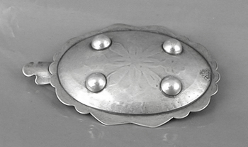 Authentic Native American sterling silver Collectible Ash Tray  Spoon Rest from Bell Trading Post
