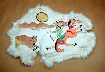 Lakota Ledger Art by Alan Monroe