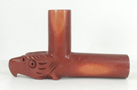 Authentic Native American catlinite pipestone eagle pipe by Lakota Alan Monroe