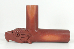 Authentic Native American catlinite pipestone eagle pipe by Lakota Alan Monroe