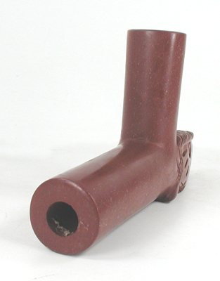 Authentic Native American catlinite pipestone effigy Eagle Pipe by Lakota artist Alan Monroe