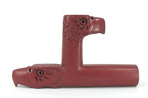 catlinite pipestone eagle effigy pipe
