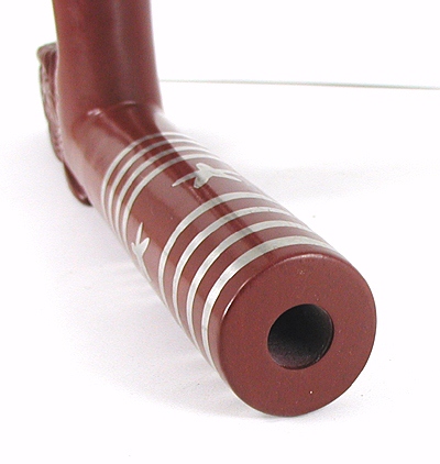 Authentic Native American catlinite pipestone four winds eagle effigy pipe by Lakota Alan Monroe