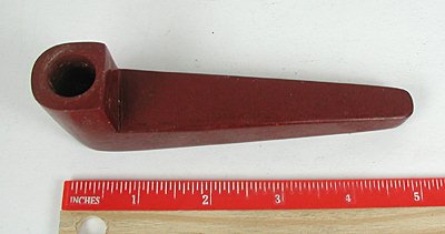 Authentic Native American Catlinite Trader pipe by Lakota Alan Monroe