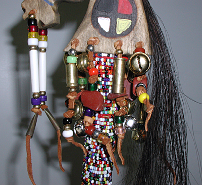 Authentic Native American horse spirit Dance Rattle by Lakota Alan Monroe