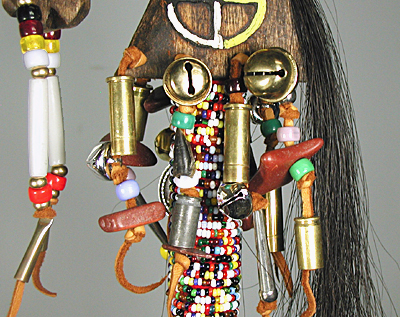 Authentic Native American horse spirit Dance Rattle by Lakota Alan Monroe