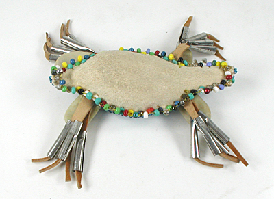 Authentic Native American Beaded Turtle Rattle by Lakota Anita Brown