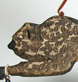 Authentic Native American Buffalo Stick Wall Hanging by Alan Monroe Lakota 