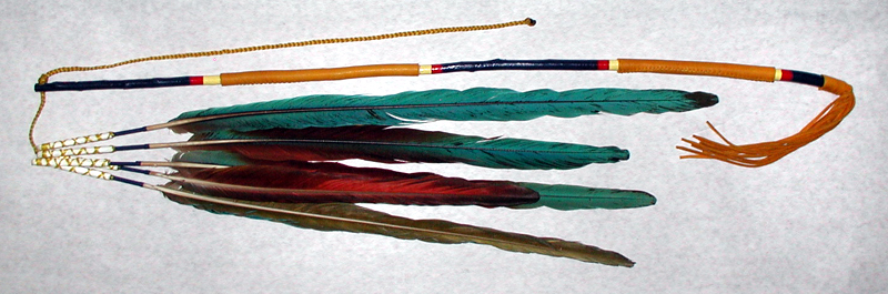 Authentic Native American Peyote Staff by Lakota Rose Little Thunder