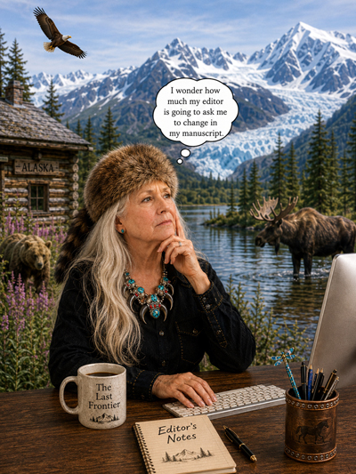 author contemplating editor's changes