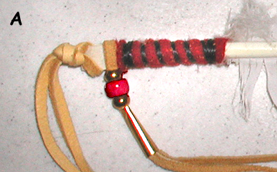 Lakota Turkey Feather styled like eagle feather