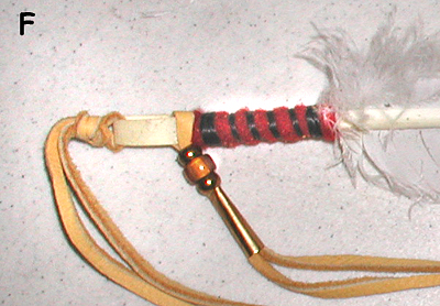Lakota Turkey Feather styled like eagle feather