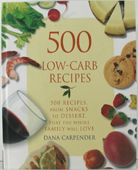 free hardbound book, used, like new - 500 Low-Carb Recipes