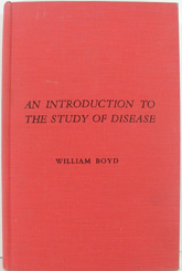 used hardbound book - An Introduction to the Study of Disease