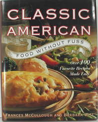 free hardbound book, used, like new -  Classic American Food without Fuss