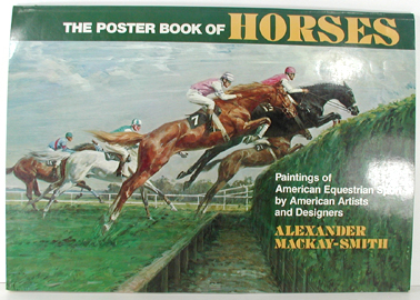 used paperback book - The Poster Book of Horses