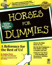 new paperback book - Horses for Dummies