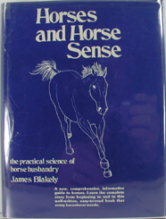 new hardbound book - Horses and Horse Sense
