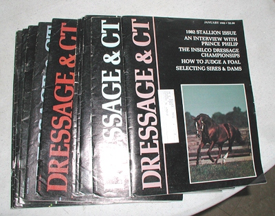 Collectible Dressage and Combined Training magazines