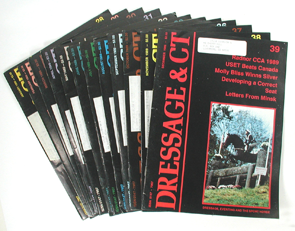Collectible Dressage and Combined Training magazines