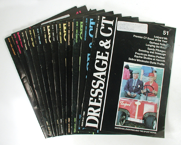 Collectible Dressage and Combined Training magazines