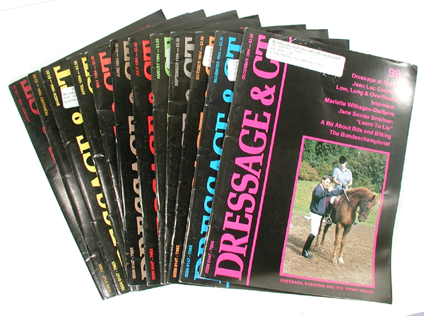 Collectible Dressage and Combined Training magazines